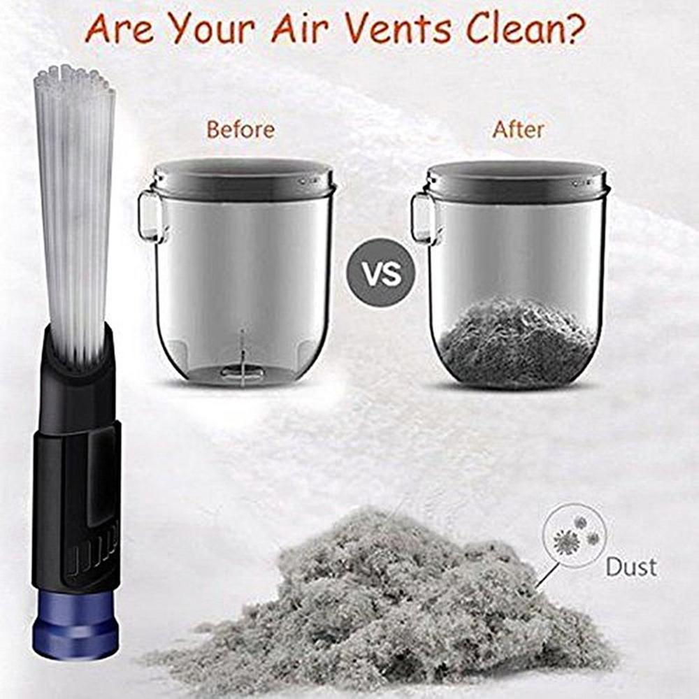 Household Dust Cleaner Straw Tubes Dust Brush Remover Portable