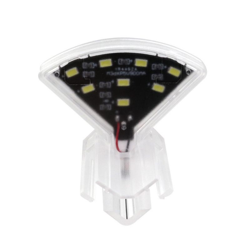 Eu 100-240V Led Clip-On Aquarium Aquarium Verlichting Lamp Wit Licht