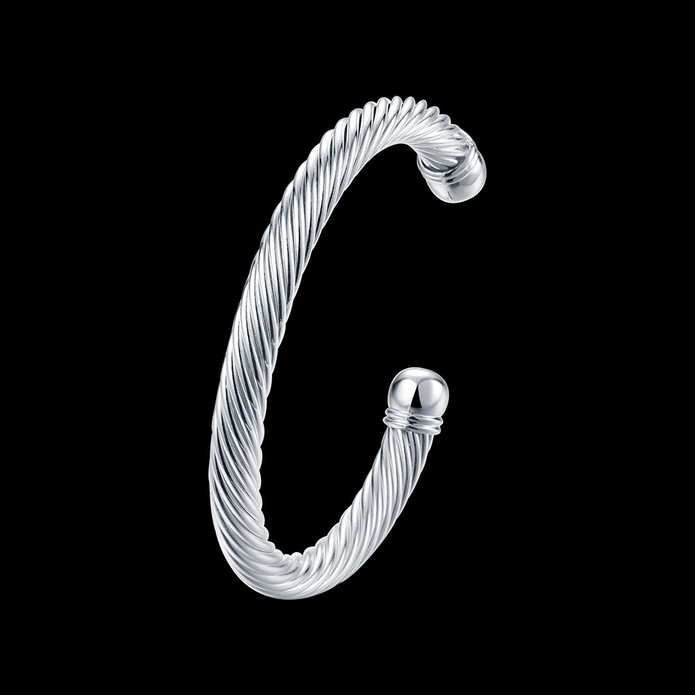 Armreifen Männer verdrehte Kabel Draht Armbinde Antike Jahrgang Armreifen Weihnachten Frauen Manschette Armbinde
