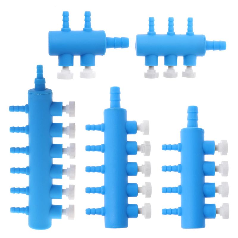 Aquarium Fish Tank Air Pump Plastic Garden Water Tube Volume Control Valve T8WE