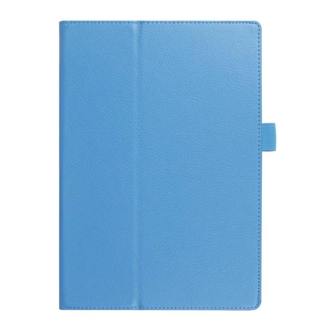 Folding Folio PU Leather Case for Lenovo Tab E10 TB-X104F Release Tablet Stand Cover for Lenovo E10 10.1 inch case+film+pen: blue