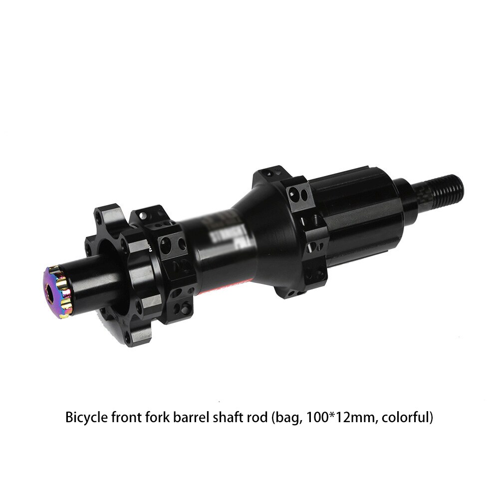 Z włókna węglowego MTB szosowe wał przednia tylna piasta szaszłyki oś koła piasta wał 12x100 wioślarz szybki uwolnienie piasty akcesoria rowerowe