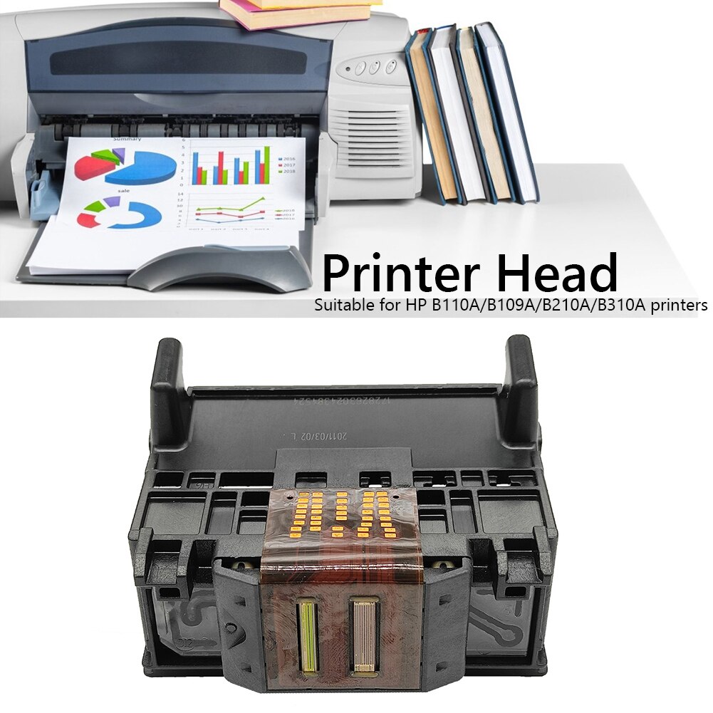 HP862 4-Slot Print hHead 4-Color Print Head For HP B110A/B109A/B210A/B310A Printer Home Office Bank Printing Accessories