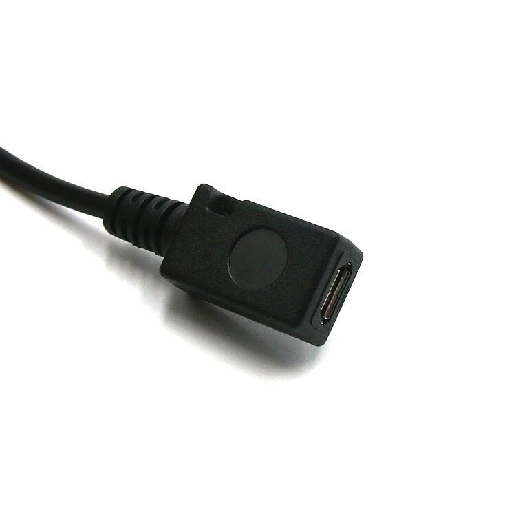 2 In 1 OTG Micro USB Host Power Y Splitter USB Adapter to Micro 5 Pin Male Female Cable