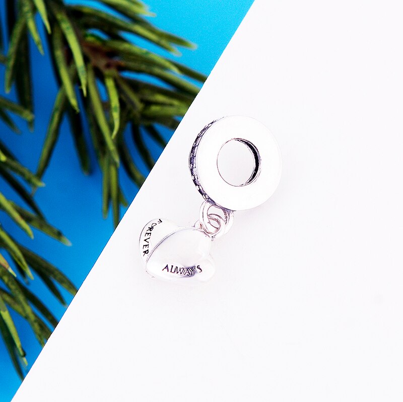 Winter Newest Forever Heart Love charms Charm 925 Sterling Silver Beads for Jewelry Making fit Charms Bracelet Necklace