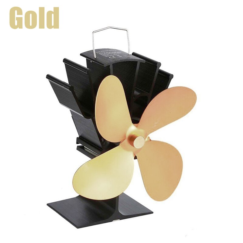 Open haard kachel ventilator 4 bladen warmte aangedreven komin open haard ventilator houtkachel eco ventilator thuis efficiënt stil vriendelijke warmteverdeling