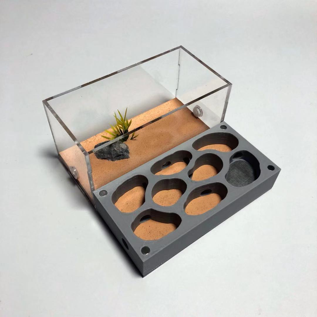 3D Nest Flat Nest Series Acrylic Ant Nest Concrete Nest Ant Workshop Ant Castle Ants Farm House: C