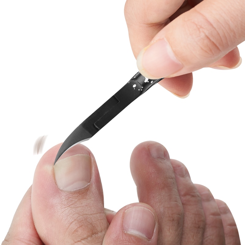 Sort tånegl indgroet neglekunst neglebåndsklipper klipper kantskærer manicure sakse tang værktøj pedicure død hud fjerner  nt151
