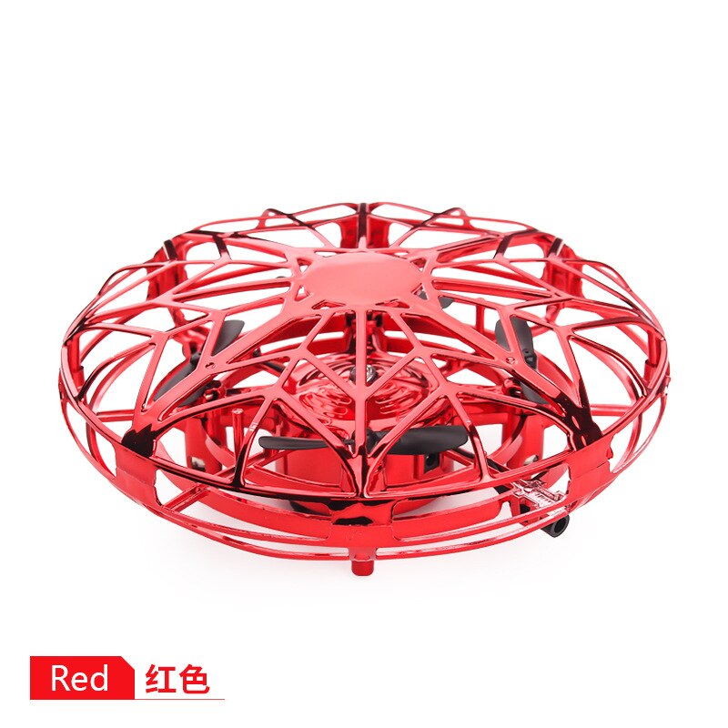 mini induction drone UFO drone Ball Flying Aircraft Anti-collision Hand Helicopter small intelligent quadcopter Drones For boys: B