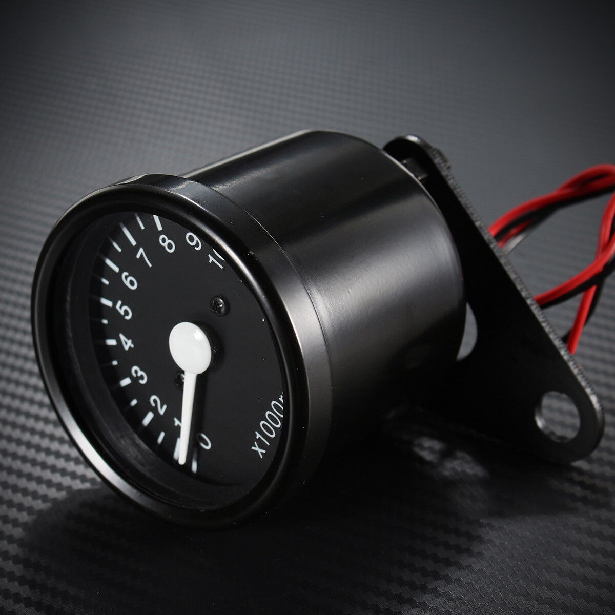 Black Gauge 12V Tachometer Motorcycle Motor Mounted Accessory 65mm Digital Accessories Electronic 1pc Instrument