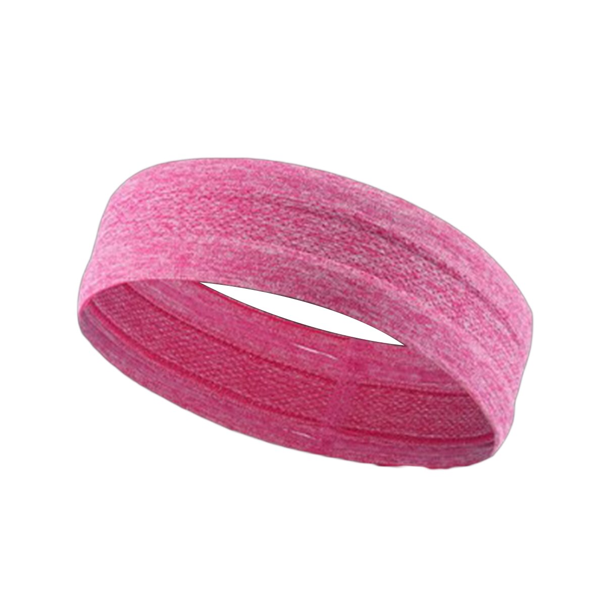 Cinta de cabeza para el sudor deportiva, banda para el sudor para ciclismo, Yoga, Fitness para hombres y mujeres, bandas para el cabello transpirables, diademas para el sudor, seguridad deportiva: Rose red
