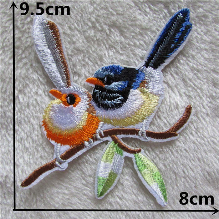 Jaar stijl vogel smeltlijm applicatie borduurwerk patch diy patches strepen  c2169-c2258: C2255