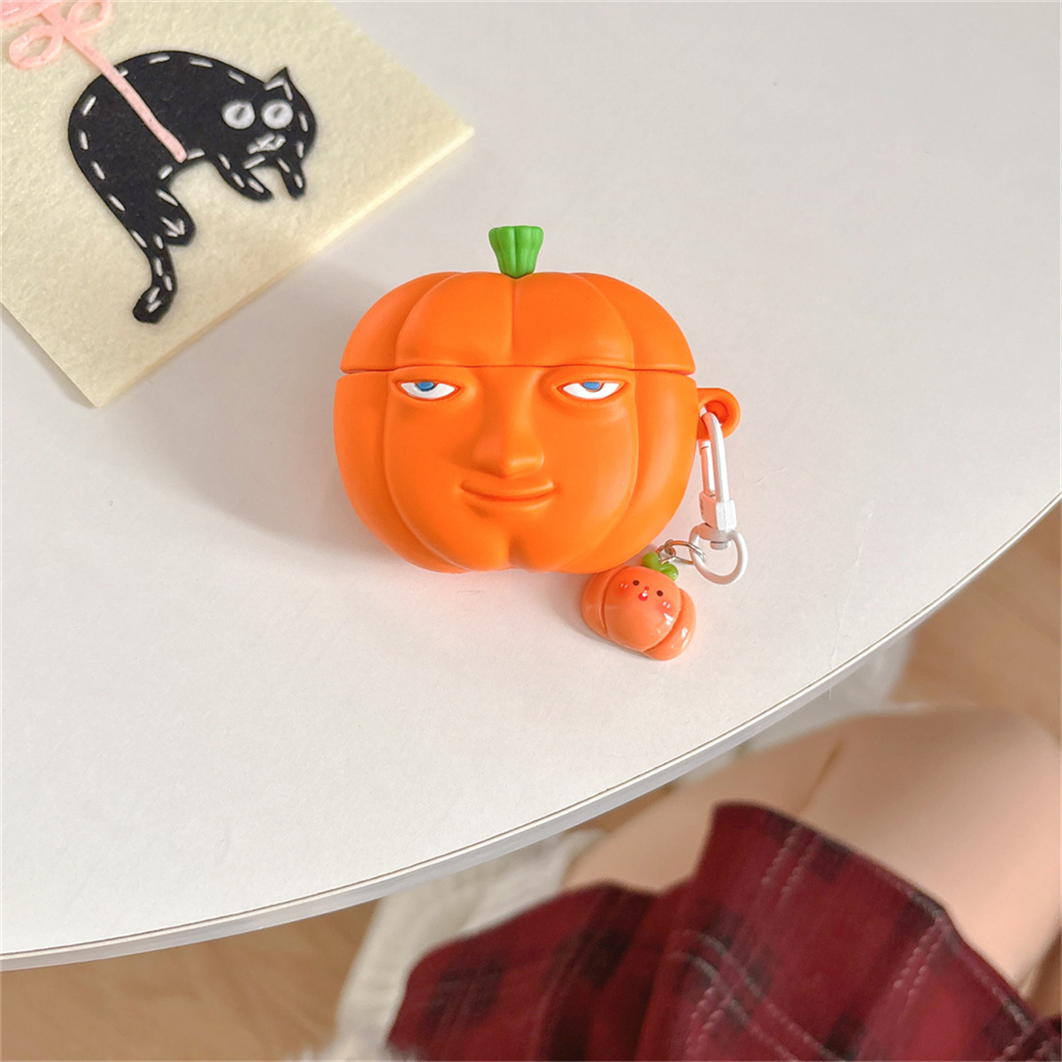 3D Cute Funny Earphone Case for Airpods 1 2 3 Pro pro 2,Soft Silicone Headphone Cover For Airpods 4 with Key Chain