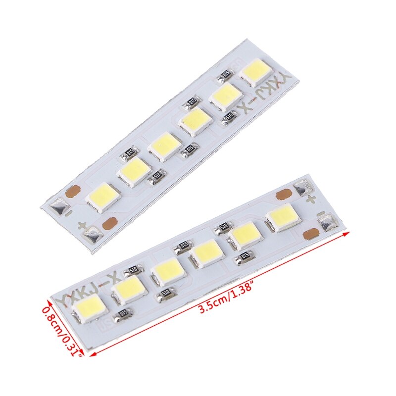 Lumière li-on USB 3.7, 5 pièces, DC 18650 V-5V, variateur