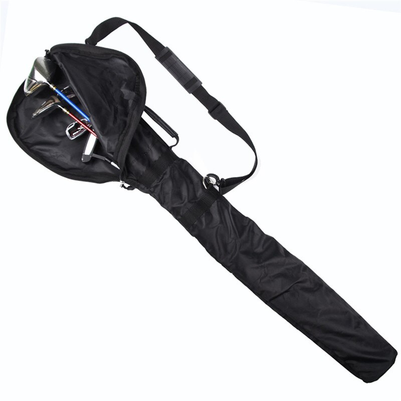 Faltbare Golf Club Zipper Tasche Outdoor Sport Wasserdichte Brassie Stick Speicher Behälter Schulter paket