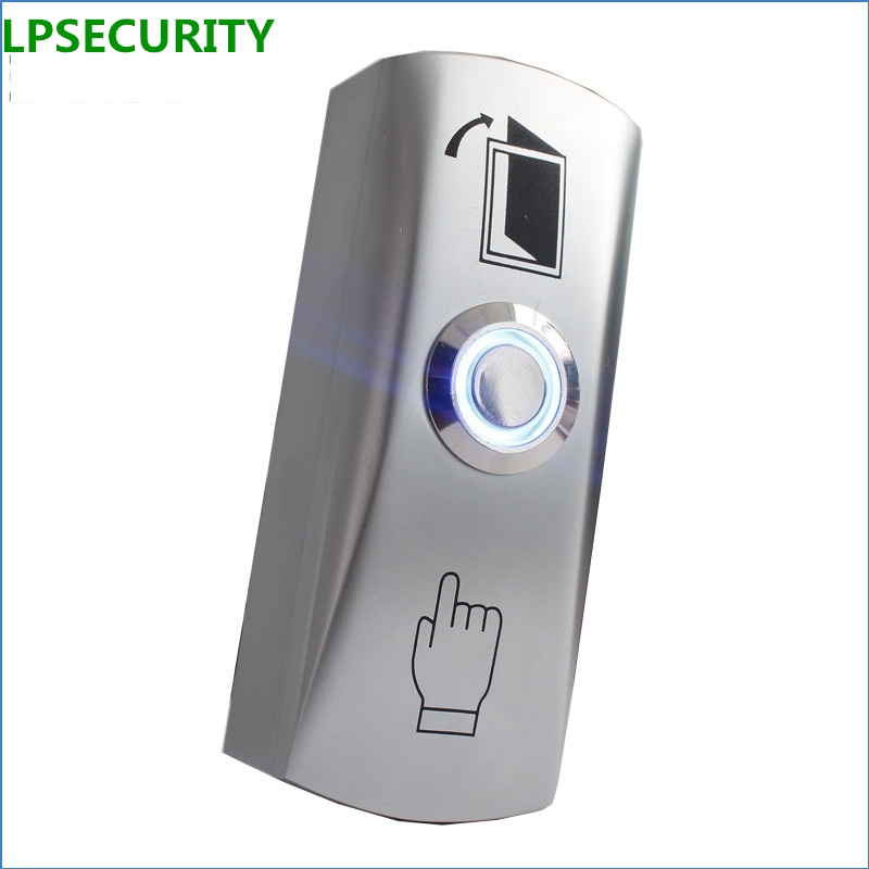 NO LED indicator Access Control Door lock Release Exit Button Sensor Switch/door access push button NO COM 80*30*23mm
