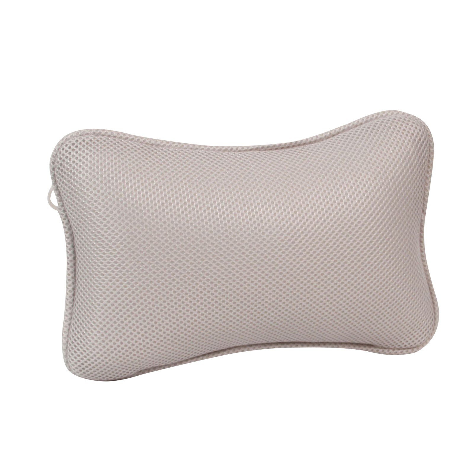 1pcs Non-Slip Cushioned Bath Tub Spa Pillow 3D Mesh Spa Bathtub Head Rest Pillow With Suction Cups For Neck Back Bathroom Supply: Gray