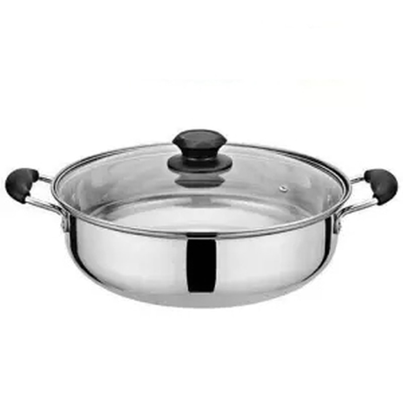 Soup Pot Induction Cooker Gas Stove Universal Soup Pot Stainless Steel Thickening Home Porridge Pot Pot Soup Pot Clear Soup