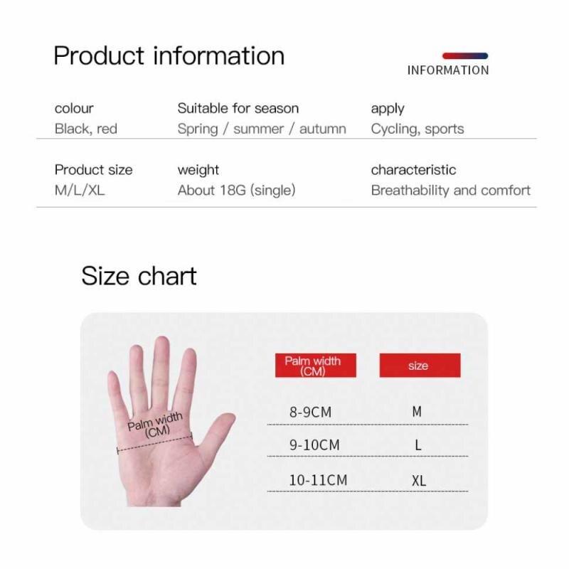 Men Cycling Gloves Bicycle Sports Half Finger Gloves Anti-slip Gel Pad Motorcycle MTB Road Bike Gloves S-XL