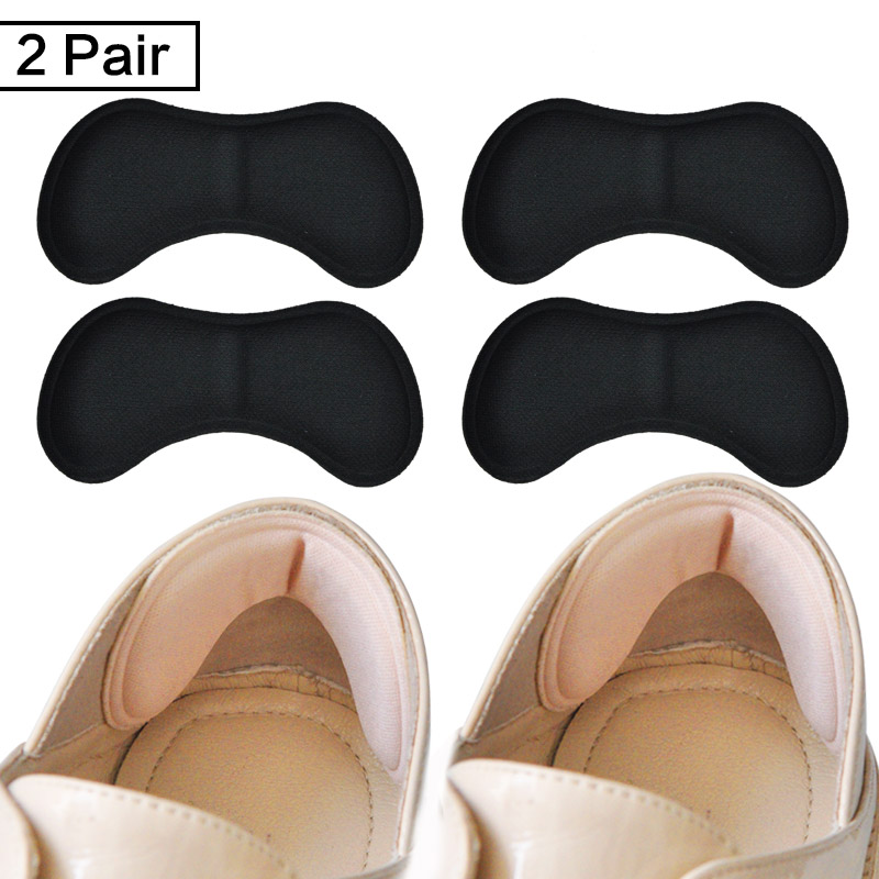 5Pairs Heel Insoles Patch Pain Relief Anti-wear Cushion Pads Feet Care Heel Protector Adhesive Back Sticker Shoes Insert Insole: black