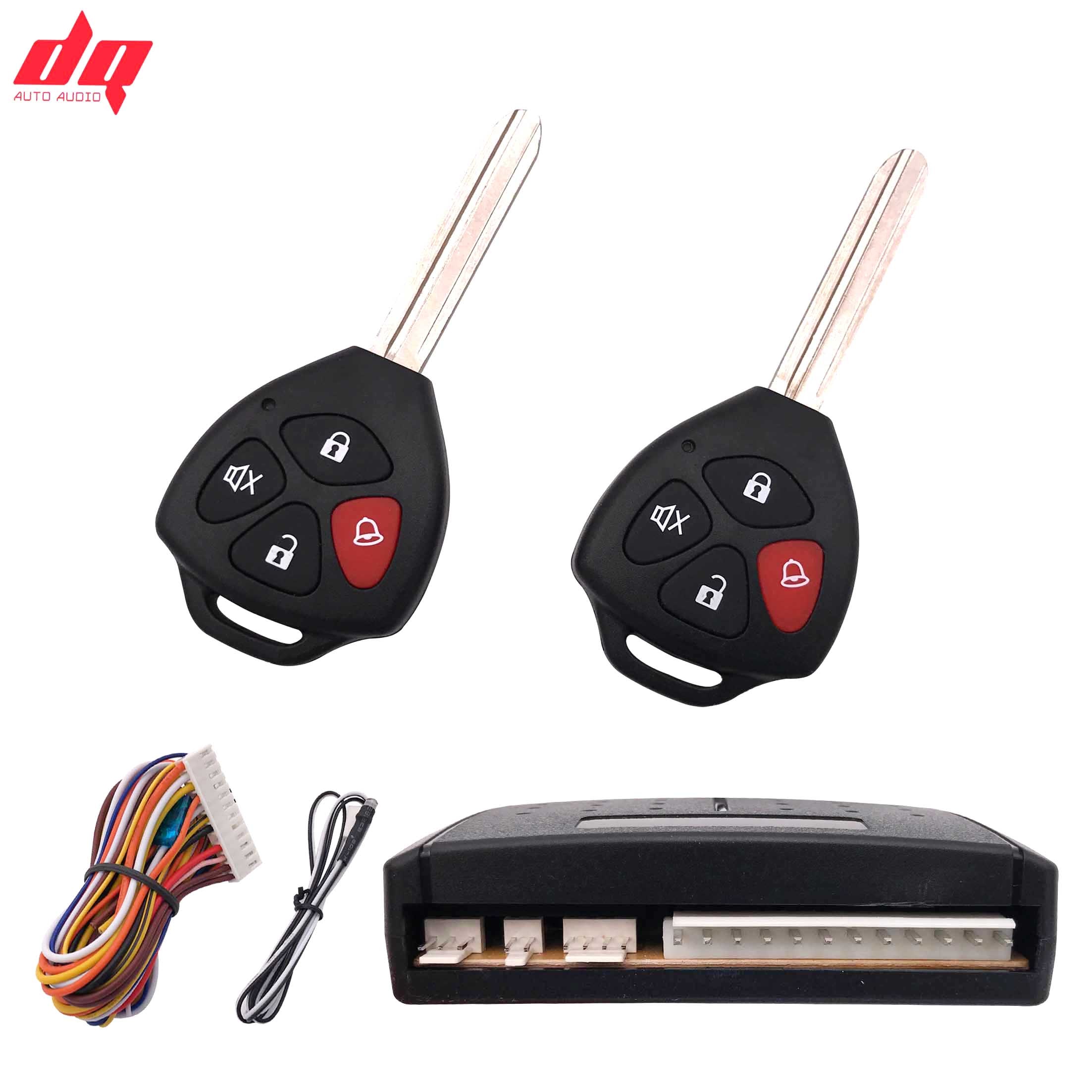 Auto Alarm voor Toyota 12 + 4 Auto Centrale Kit Deurslot Voertuig Vergrendeling met Sleutel Centrale Vergrendeling afstandsbediening