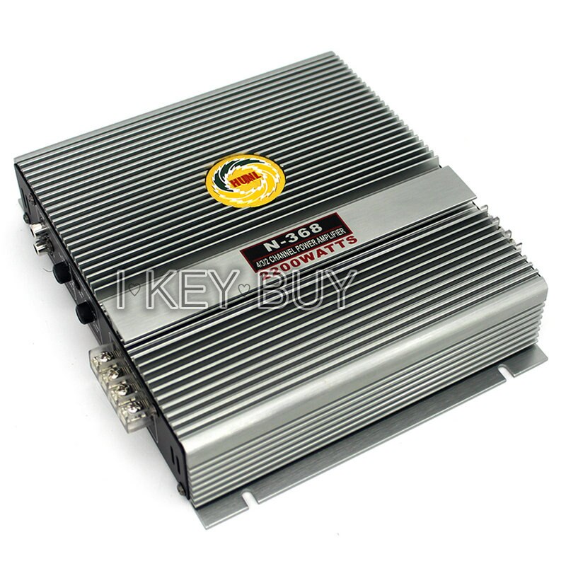 Auto Booster Bass Amplifiers Aluminum 12v 2200W 2 Channel MOSFET Car Play Music Stereo Audio 2 Way Power Class