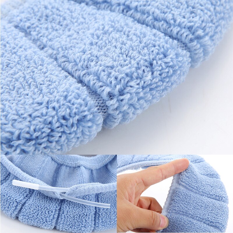 1Pcs Pompoen Patroon Wc Cover Kussen Winter Warm Pluche Wc Cover Mat O-Vorm Effen Kleur Dikker Wc kussens