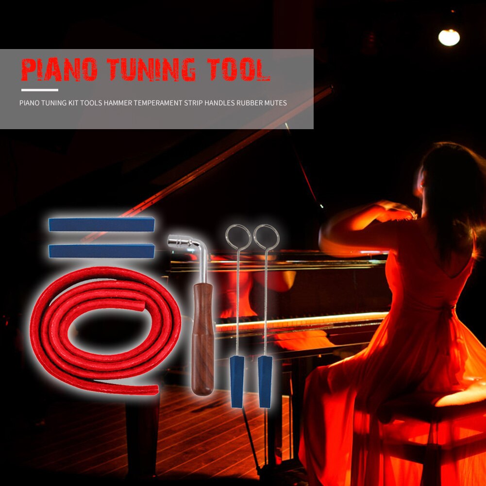 Piano stemming strip set muziekinstrument onderdelen stemapparaat demper sleutel voor muziekliefhebbers speelaccessoires