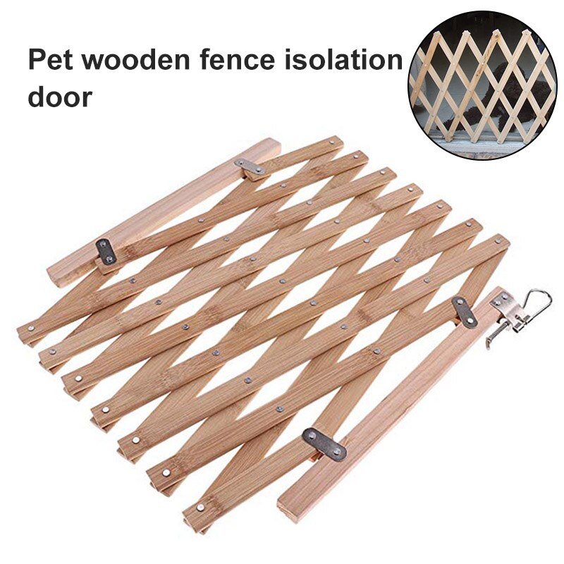 Protectores de barrera de madera para puerta de escalera, perro guardián, mascota, portátil, para interior, puerta del hogar, habitación, 66CY