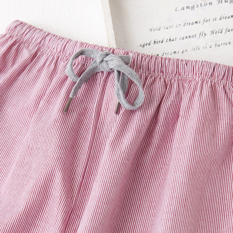 Damskie spodnie robić spania jesień 100% bawełna tkana chusta miłośników piżamy spodnie klimatyzacja