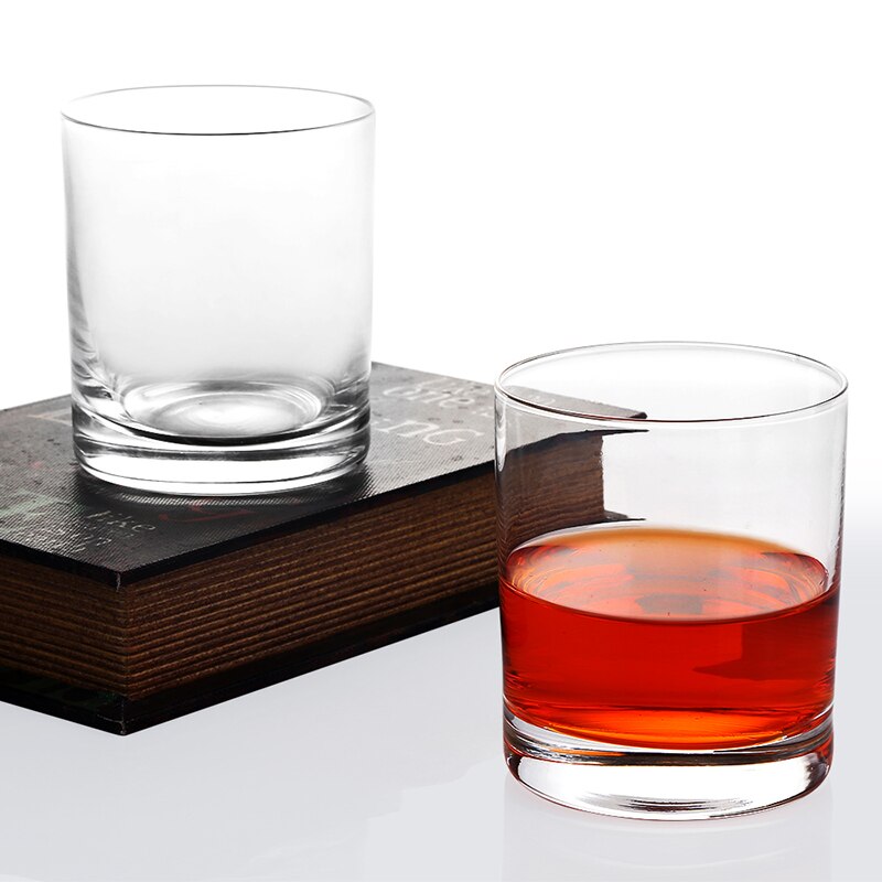 Klarkristall whiskyglas 10 oz skotsk glas gammaldags whisky stil glas för bourbon rom glas bar whisky