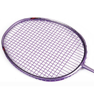 Ultralight 5U Carbon Fiber Badminton Racket Met String Tassen Raquette Geregen Padel Racket Z Speed Force Professionele Rackets: Paars