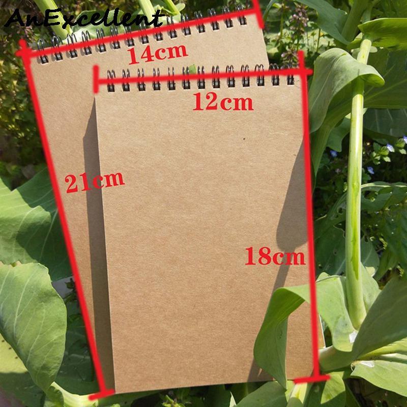 A5 Kraft Paper Cover Sketchbook Pencil Drawing Notepad For Kids Painting Graffiti Art School Supplies Stationery
