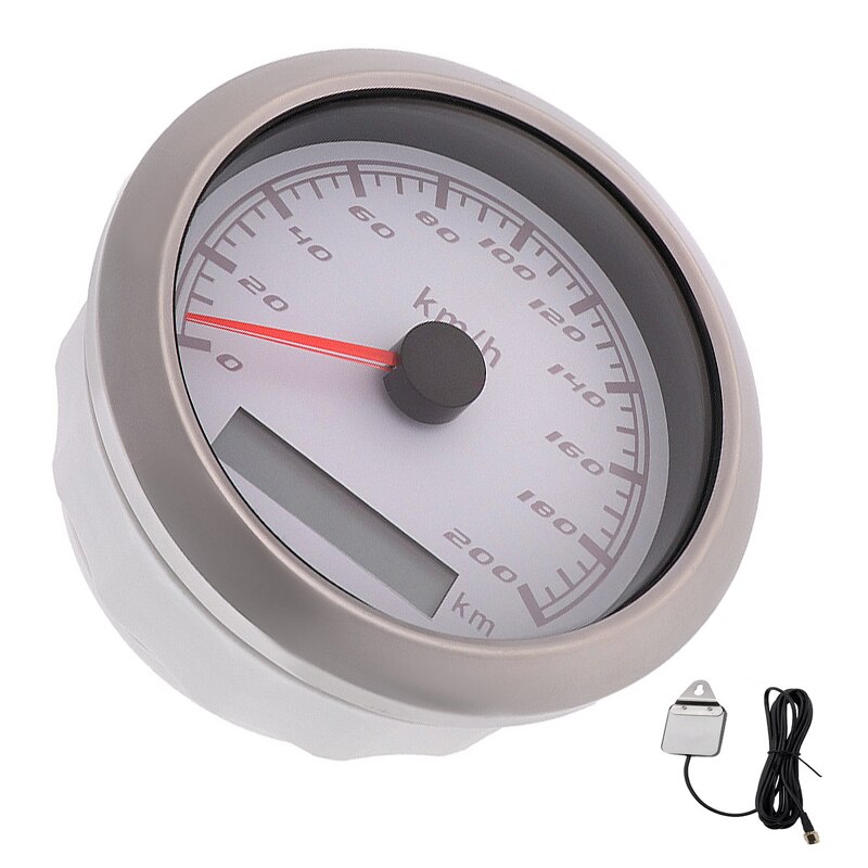 85MM GPS-snelheidsmeter Met GPS-antenne 0-200 Km/u Snelheidsmeter Voor Marine Auto Boot Jacht~p186956712