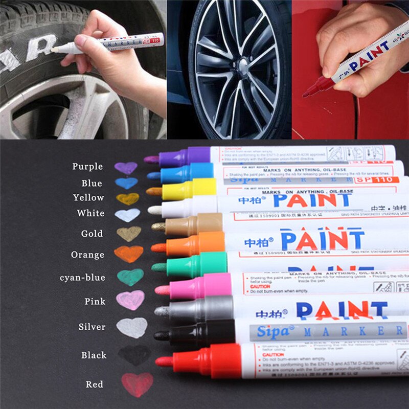 Car Scratch Repair Paint Tire Pen for Volvo XC90 XC60 S90 S60 V70 S40 V40 V70 Jeep Renegade Wrangler JK Grand Cherokee