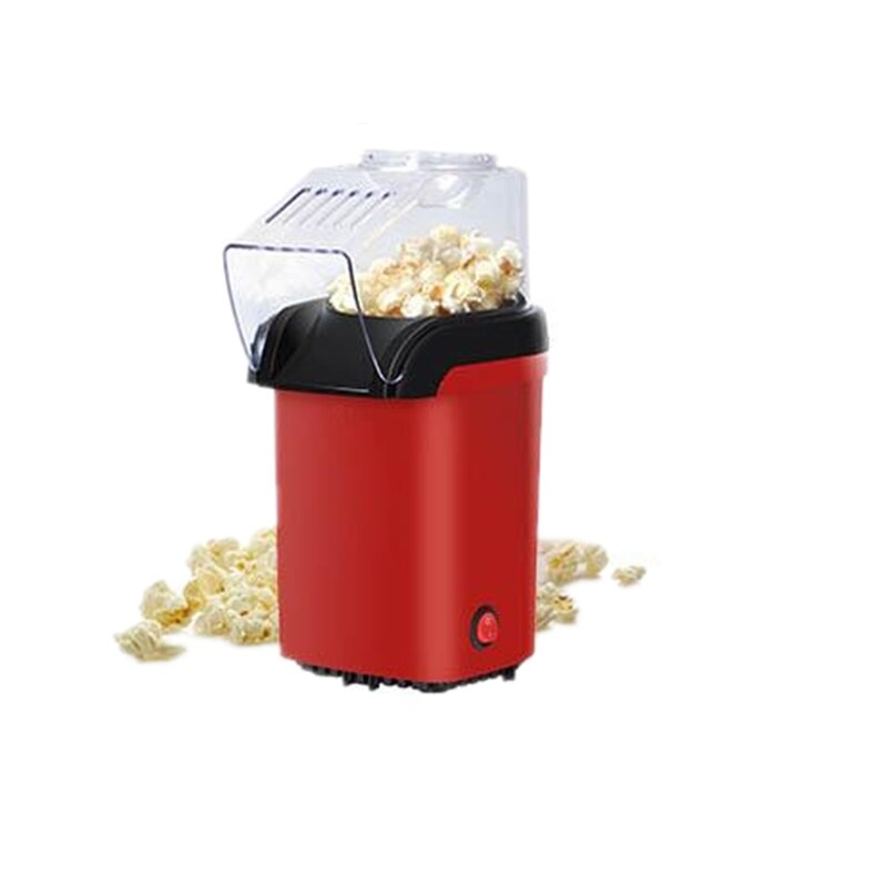 Mini Household Electric Popcorn Maker Machine Automatic Red Corn Popper Natural Popcorn Home use household For kids Children