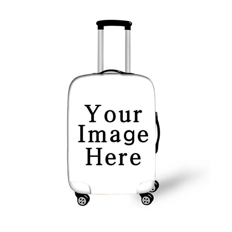 Luggage Cover - Statue of Liberty - Elastic Travel Suitcase Protector - Patchwork Nylon: Custom / L