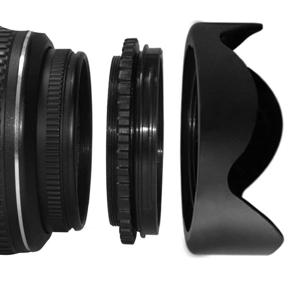 Reversible Tulip Petal Flower Lens Hood 49mm 52mm 58mm 55mm 62mm 67mm 72mm 77mm 82mm Camera Lente for Canon Nikon Sony DSLR