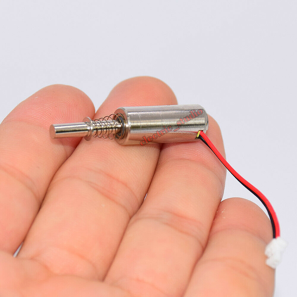 DC 3V/ 6V/ 9V/12V Cylindrical Suction Solenoid Electromagnet Big Push &amp; Pull for Mini Fingerprint Lock 8mm Magnet Magnet Ring