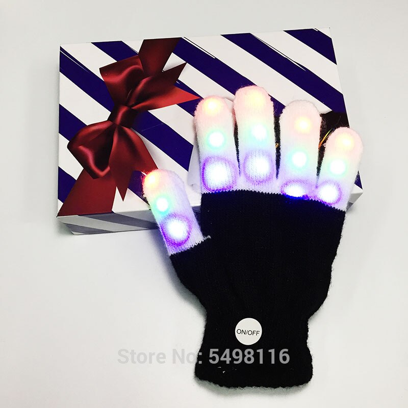 Festival Party led lights gloves magic gloves flashing gloves for kids and adults