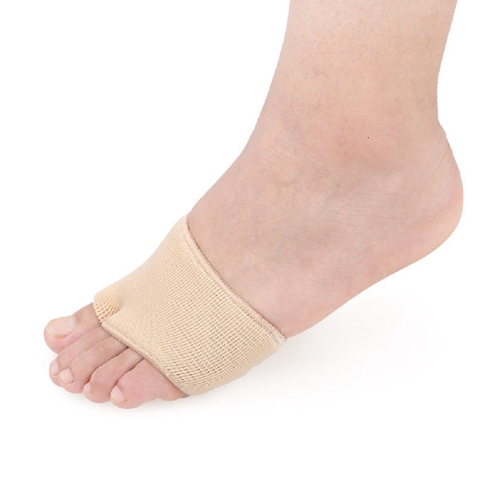 Metatarsal ærme metatarsal pad metatarsalgia mortons neuroma plantar vorte gel pad halv sok danser pad  -1 par