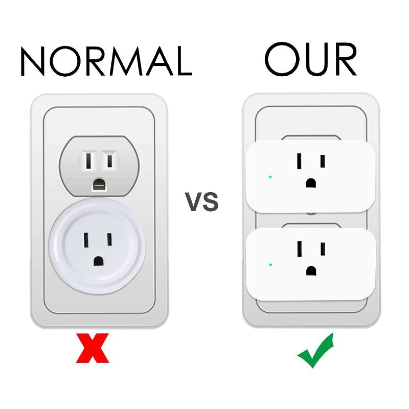 Smart Socket Wifi Mobile Phone Timer Switch Socket Remote Control Smart Home American Standard Time Switch Home Smart Socket