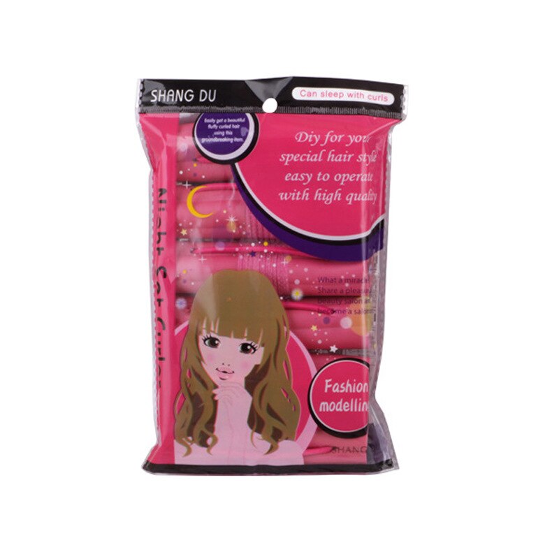 Set de 6 unids/set de almohadillas de espuma para el pelo, rulos de salón, barbería, rizos DIY, Kit de herramientas de peluquería, rulos para dormir