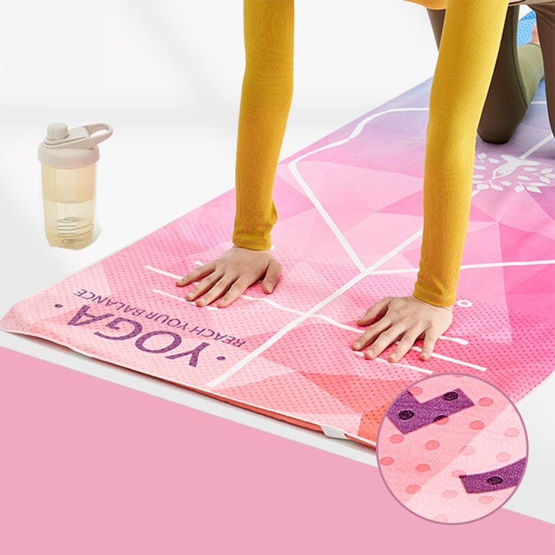 Serviette de Yoga en Gel de silice, couverture antidérapante pour tapis de Yoga, Pilates, absorbe la sueur, bonne adhérence, 188x68cm/88x85cm