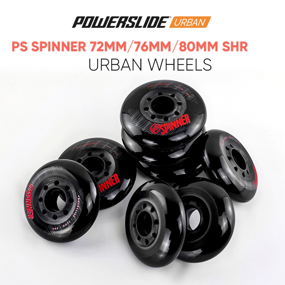 Roues de patins à roulettes powerglide 100% originales, 72 76 80mm 85A, roues de patins en ligne urbains, pneus de patinage impérial pour les patineurs SEBA, 8 pièces