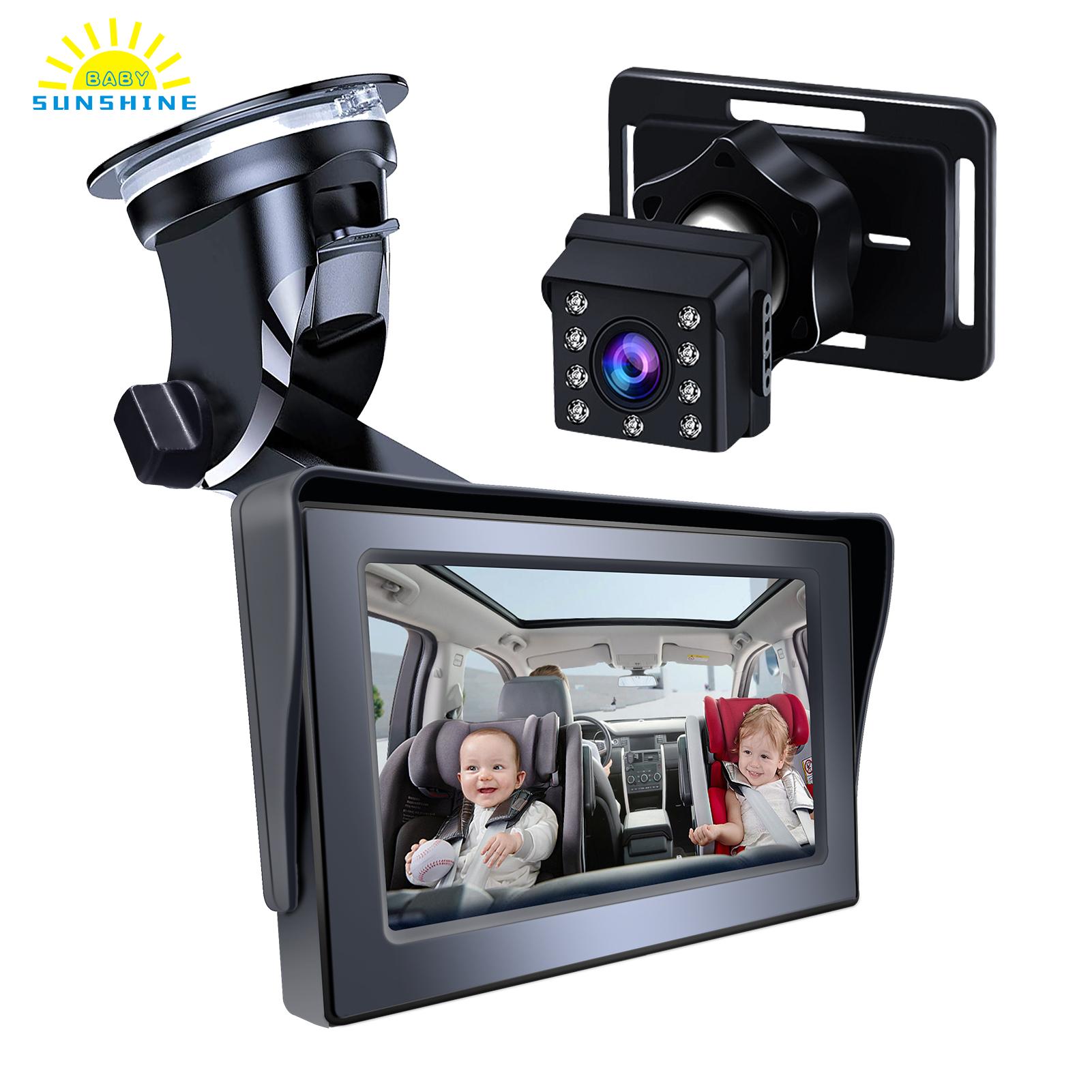Baby Auto Spiegel 1080P 4.3 In Baby Auto Camera 360 Graden Rotatie Nachtzicht Veiligheid Autostoel Spiegel camera &#39;S