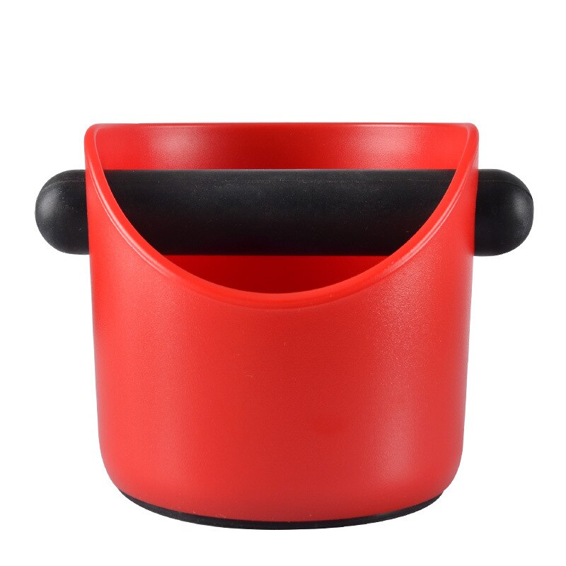 Koffie Klop Doos, Shock-Absorberende Espresso Klop Doos voor Barista Koffie Grind, anti-slip Espresso Dump Bin Grind Afval Bin: Type A Red