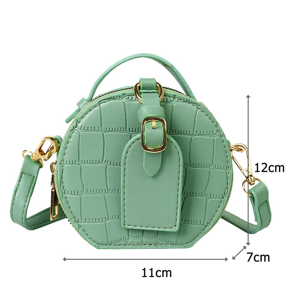 Runde-geformt Frauen Schulter Umhängetasche oben-griff Handtasche Mini Damen retro Damen Schulter Tasche Handtaschen