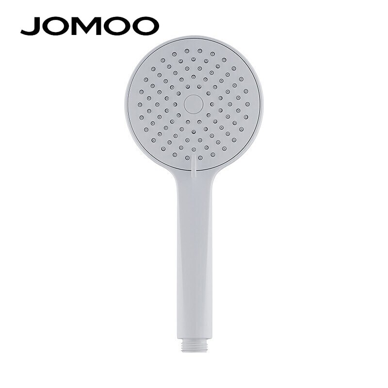 Matte White Anti-bacteria ABS Material handheld shower adjustable shower head with silicone shower nozzle