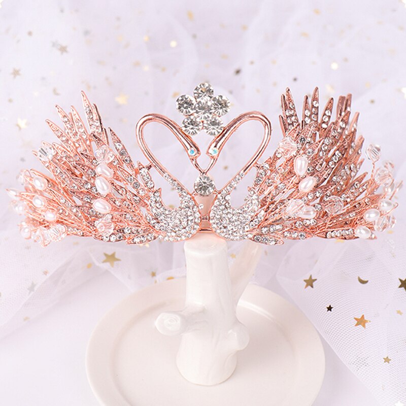 Yyoufu olika silver guld färg kristall kronor flickor brud tiara för bröllop krona huvudstycke bröllop hår smycken